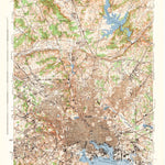 United States Geological Survey Baltimore, MD (1944, 62500-Scale) digital map