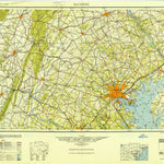 United States Geological Survey Baltimore, MD-PA-VA-WV (1948, 250000-Scale) digital map
