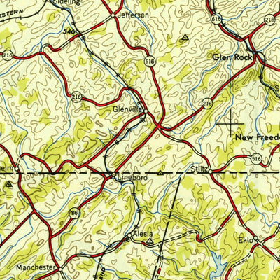 United States Geological Survey Baltimore, MD-PA-VA-WV (1948, 250000-Scale) digital map