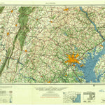 United States Geological Survey Baltimore, MD-PA-VA-WV (1956, 250000-Scale) digital map
