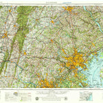 United States Geological Survey Baltimore, MD-PA-VA-WV (1957, 250000-Scale) digital map
