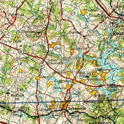 United States Geological Survey Baltimore, MD-PA-VA-WV (1957, 250000-Scale) digital map