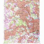 United States Geological Survey Baltimore West, MD (1953, 24000-Scale) digital map