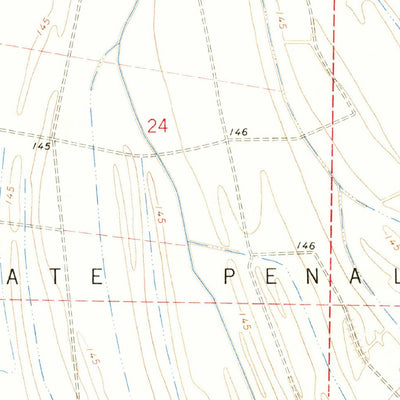 United States Geological Survey Baltzer, MS (1966, 24000-Scale) digital map