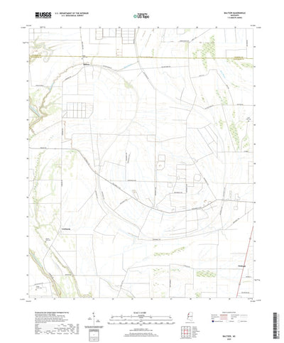 United States Geological Survey Baltzer, MS (2020, 24000-Scale) digital map
