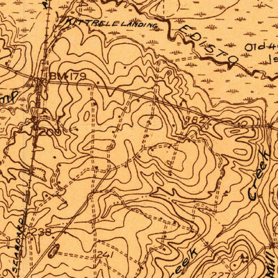 United States Geological Survey Bamberg, SC (1919, 48000-Scale) digital map