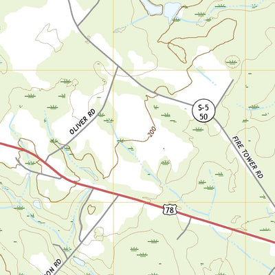 United States Geological Survey Bamberg, SC (2020, 24000-Scale) digital map