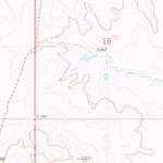 United States Geological Survey Bams Butte NW, SD (1978, 24000-Scale) digital map