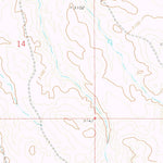 United States Geological Survey Bams Butte NW, SD (1978, 24000-Scale) digital map