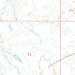 United States Geological Survey Bams Butte SE, SD (1978, 24000-Scale) digital map