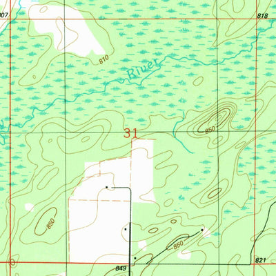 United States Geological Survey Banat, MI (1989, 24000-Scale) digital map