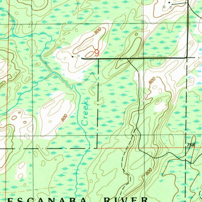 United States Geological Survey Banat, MI (1989, 24000-Scale) digital map