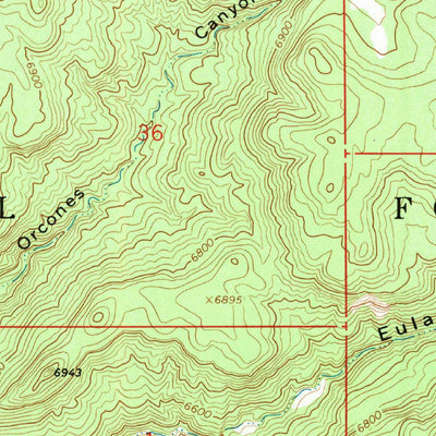 United States Geological Survey Bancos Mesa, NM (1963, 24000-Scale) digital map
