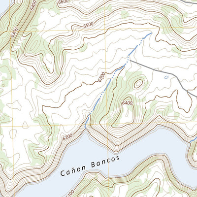 United States Geological Survey Bancos Mesa NW, NM (2023, 24000-Scale) digital map