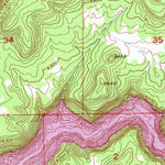 United States Geological Survey Bancos Mesa NW, NM-CO (1954, 24000-Scale) digital map