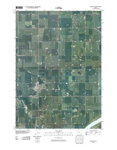United States Geological Survey Bancroft, IA (2010, 24000-Scale) digital map