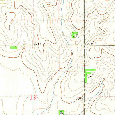 United States Geological Survey Bancroft, NE (1966, 24000-Scale) digital map