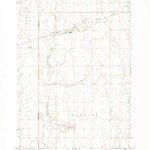 United States Geological Survey Bancroft West, SD (1971, 24000-Scale) digital map