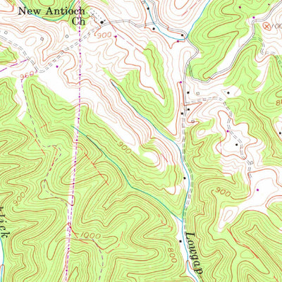 United States Geological Survey Bancroft, WV (1958, 24000-Scale) digital map
