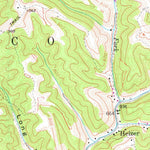 United States Geological Survey Bancroft, WV (1958, 24000-Scale) digital map