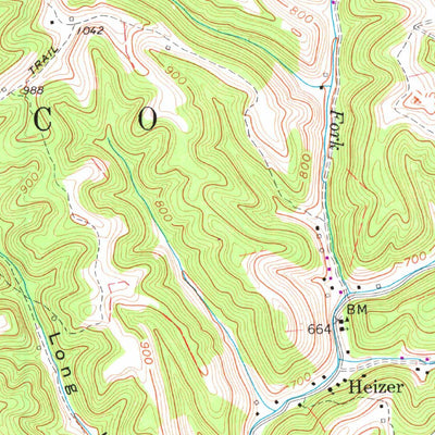United States Geological Survey Bancroft, WV (1958, 24000-Scale) digital map