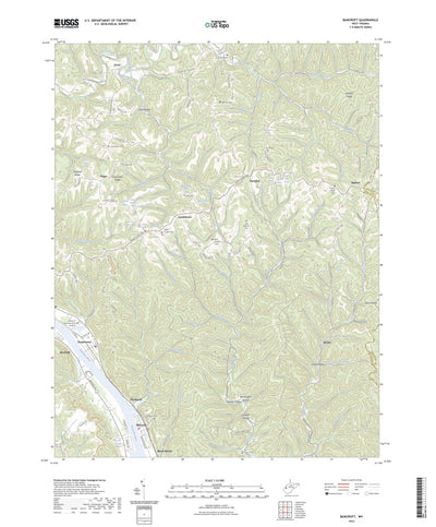 United States Geological Survey Bancroft, WV (2023, 24000-Scale) digital map