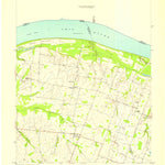 United States Geological Survey Bandana, KY-IL (1954, 24000-Scale) digital map