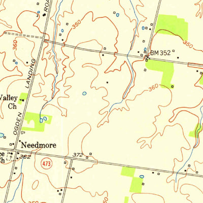 United States Geological Survey Bandana, KY-IL (1954, 24000-Scale) digital map