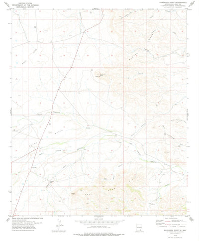 United States Geological Survey Bandanna Point, NM (1978, 24000-Scale) digital map
