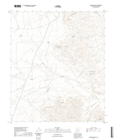 United States Geological Survey Bandanna Point, NM (2023, 24000-Scale) digital map