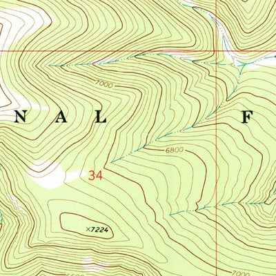 United States Geological Survey Bandbox Mountain, MT (1970, 24000-Scale) digital map