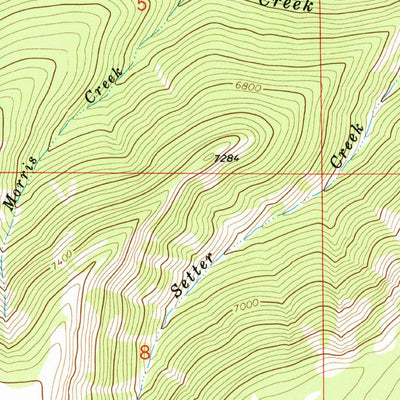 United States Geological Survey Bandbox Mountain, MT (1970, 24000-Scale) digital map
