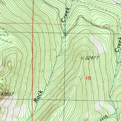 United States Geological Survey Bandera, WA (1989, 24000-Scale) digital map