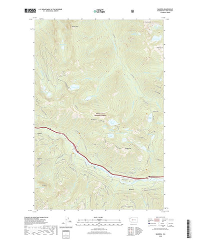 United States Geological Survey Bandera, WA (2020, 24000-Scale) digital map