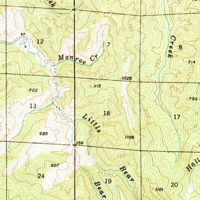 United States Geological Survey Bandon, OR (1943, 62500-Scale) digital map