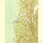 United States Geological Survey Bandon, OR (1944, 62500-Scale) digital map