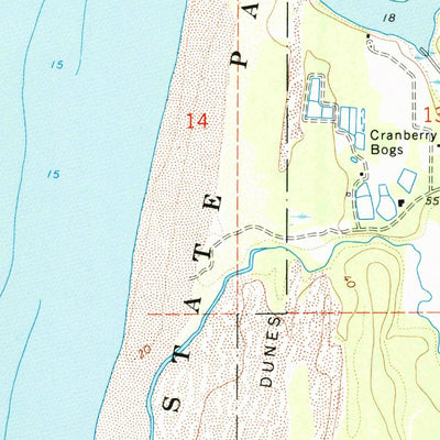 United States Geological Survey Bandon, OR (1970, 24000-Scale) digital map