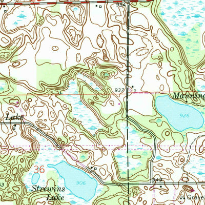 United States Geological Survey Banfield, MI (1961, 24000-Scale) digital map