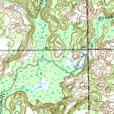 United States Geological Survey Banfield, MI (1961, 24000-Scale) digital map