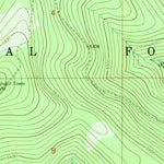 United States Geological Survey Banfield Mountain, MT (1963, 24000-Scale) digital map