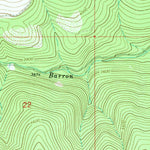 United States Geological Survey Banfield Mountain, MT (1963, 24000-Scale) digital map