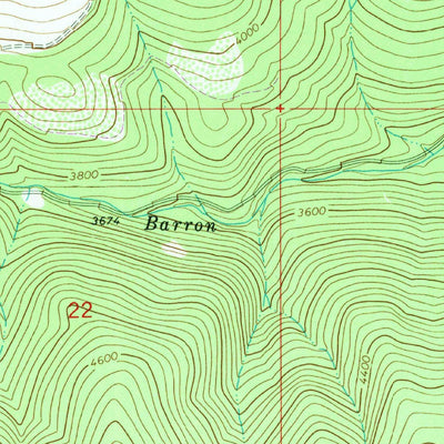 United States Geological Survey Banfield Mountain, MT (1963, 24000-Scale) digital map