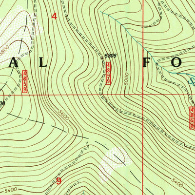 United States Geological Survey Banfield Mountain, MT (1997, 24000-Scale) digital map