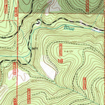United States Geological Survey Banfield Mountain, MT (1997, 24000-Scale) digital map