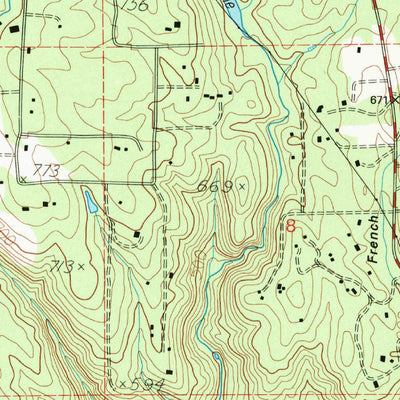 United States Geological Survey Bangor, CA (1994, 24000-Scale) digital map