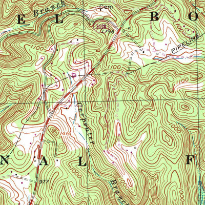 United States Geological Survey Bangor, KY (1979, 24000-Scale) digital map