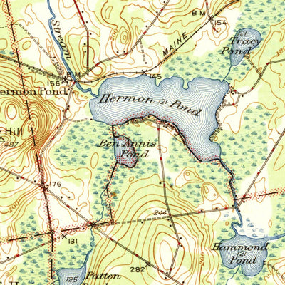 United States Geological Survey Bangor, ME (1946, 62500-Scale) digital map