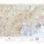 United States Geological Survey Bangor, ME (1960, 250000-Scale) digital map