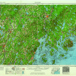 United States Geological Survey Bangor, ME (1961, 250000-Scale) digital map