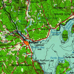 United States Geological Survey Bangor, ME (1961, 250000-Scale) digital map